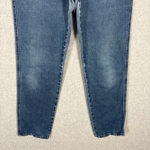Vintage 90s Lee Jeans Womens 10 Mom Tapered High Rise Distressed Fade Worn 30x29 - Picture 3 of 14